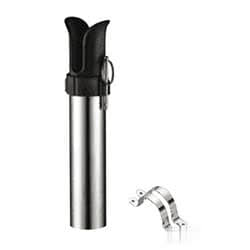 Portacanna a parete acciaio inox 1 posto