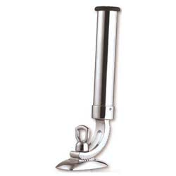 Portacanna orientabile in ottone cromato