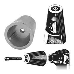 Ogiva asse elica con filetto standard