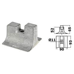 Anodo piede Yamaha 300/450 HP