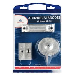 Kit anodi fuoribordo alluminio Honda 40/50 Hp