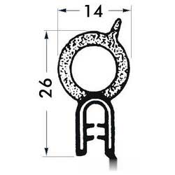 Profilo per bordare vetroresina