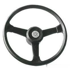 Volante in plastica nera