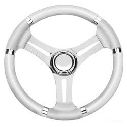 Volante corona bianca mm 350 Sterzo - Timoneria