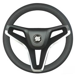 Volante Portofino nero 350mm razze profilo oro Sterzo - Timoneria