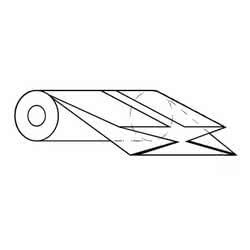 Termoretraibile PE bianco UV 0,20 x 600 L=50 m