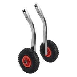 Ruota di alaggio per gommoni - Ribaltabile e sfilabile