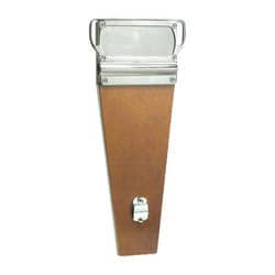 Outboard engine stowage bracket for pushpit mounting