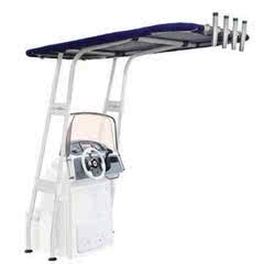 T-Top professionale 2000x1400 bianco con telo blu