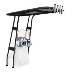 T-Top professionale 2000x1400 nero con telo nero