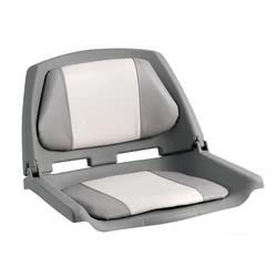 Sedile grigio da pesca ribaltabile