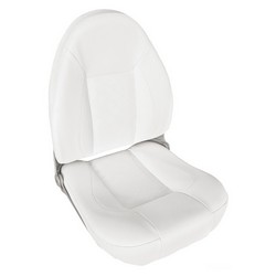 Sedile comfort CP48 con schienale alto ribaltabile RAL 9010