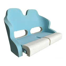 Doppio sedile anatomico imbottito con flip up H99