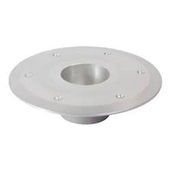 Base inferiore lega lucidata Ø 80 mm