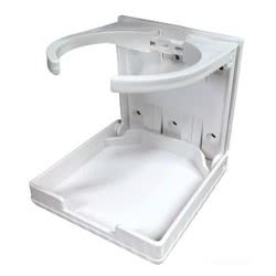 Portabicchieri pieghevole in plastica