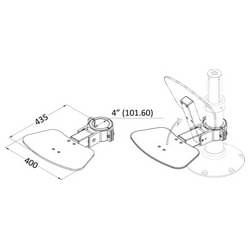 Maxi Foldable footrest board