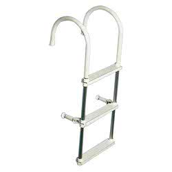Scaletta lega leggera per canotti 4 gradini