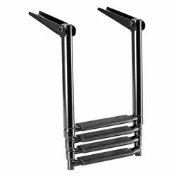 Scaletta Inox Telescopica per plancetta 4 gradini