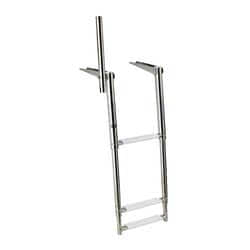 Scaletta telescopica da plancetta con maniglia di presa