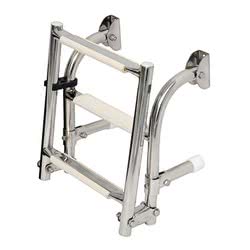 Scaletta pieghevole fissaggio su murata