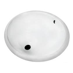 Lavello ovale in ceramica bianca