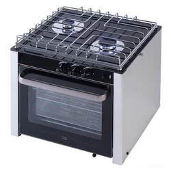 Cucina a gas con forno a snodo cardanico