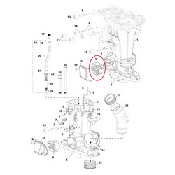 Lower Rubber Mount Evinrude BRP