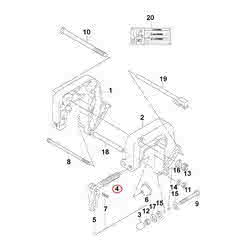 Kit Morsetto Vite Evinrude Johnson BRP passo americano (USA)