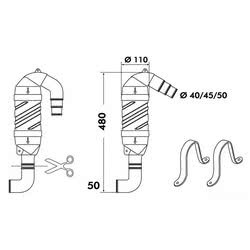 Sifone antiriflusso di scarico