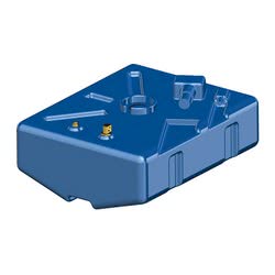 Serbatoio carburante benzina in polietilene reticolato