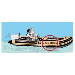 Lettere autoadesive altezza cm 8