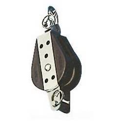 Bozzello sfere 1 puleggia girevole arricavo 10x38