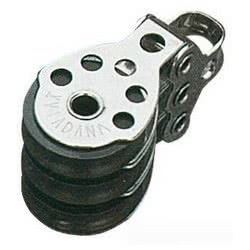 Bozzello 3 pulegge 6x25