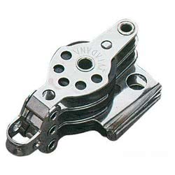 Bozzello 3 pulegge strozzascotte arricavo 6x25