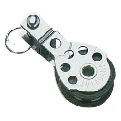 Bozzello 1 puleggia girevole 8x25