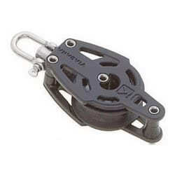 Bozzello 1 puleggia girevole bloccabile arricavo A