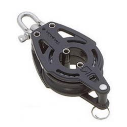 Bozzello 1 puleggia girevole bloccabile arricavo B