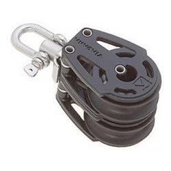 Bozzello 2 pulegge (testa universale) A