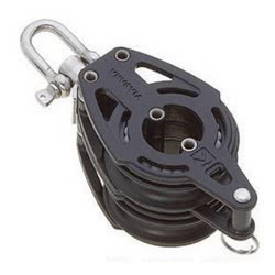 Bozzello 2 pulegge (testa universale) arricavo B