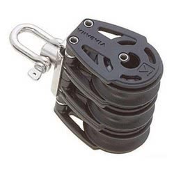 Bozzello 3 pulegge (testa universale) A