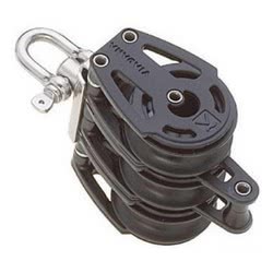 Bozzello 3 pulegge (testa universale) arricavo A