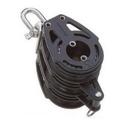 Bozzello 3 pulegge (testa universale) arricavo B