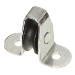 SS small vertical block aluminium sheave 4 mm