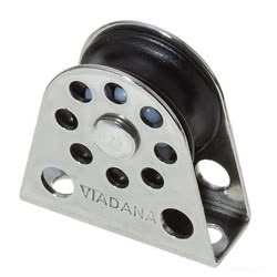 Bozzello verticale di rinvio singolo cime mm 4