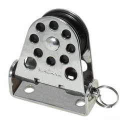 Bozzello verticale pivotante Ø mm 28 per cime mm 8