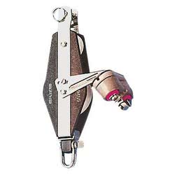 Bozzello Plastinox 2 pulegge violino 10x45 con strozzascotte e arrricavo