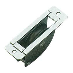 Bozzello inox incasso 1 puleggia 40x5