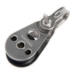 Bozzello inox 1 puleggia 25x4