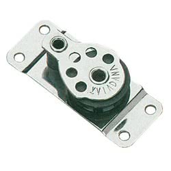 Bozzello inox 1 puleggia 25x8