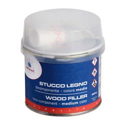 Stucco legno bicomponente medio 150 ml